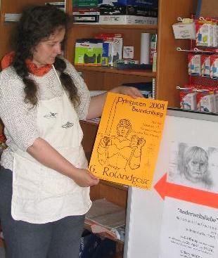 plakatgestaltung in der eigenen galerie